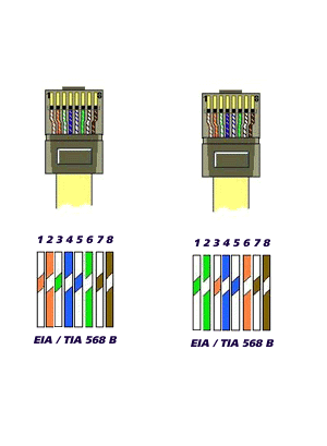 Cat5 Wiring on See The Correct Wire Mapping Of A Cat5 Cable Straight And Crossover